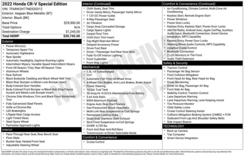 More photos of 2022 Honda CR-V Special Edition at Don Wood Toyota, OH