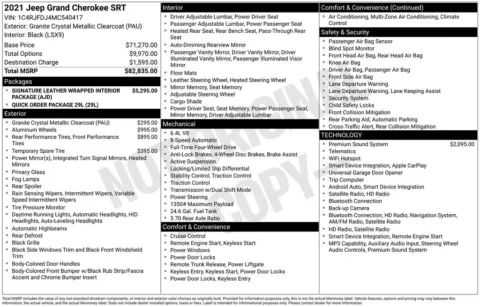 More photos of 2021 Jeep Grand Cherokee SRT at Don Wood Toyota, OH