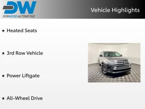 Another view of 2019 Toyota Highlander XLE for sale in Athens, OH at Don Wood Toyota