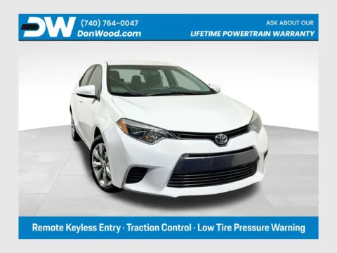 White 2015 Toyota Corolla LE for sale in Athens, OH