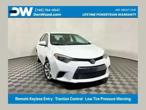 White 2015 Toyota Corolla LE for sale in Athens, OH