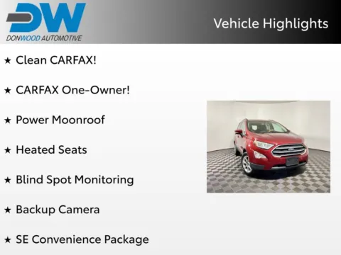 Another view of 2019 Ford EcoSport SE for sale in Athens, OH at Don Wood Toyota