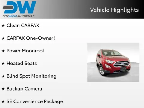 Another view of 2019 Ford EcoSport SE for sale in Athens, OH at Don Wood Toyota