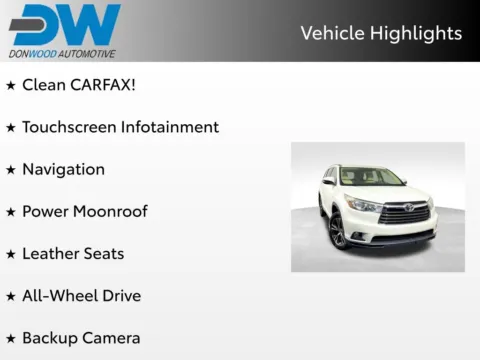 Another view of 2016 Toyota Highlander XLE V6 for sale in Athens, OH at Don Wood Toyota