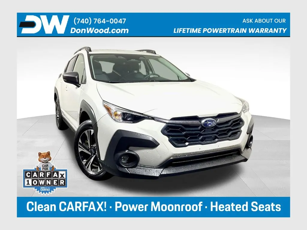 White 2025 Subaru Crosstrek Premium for sale in Athens, OH
