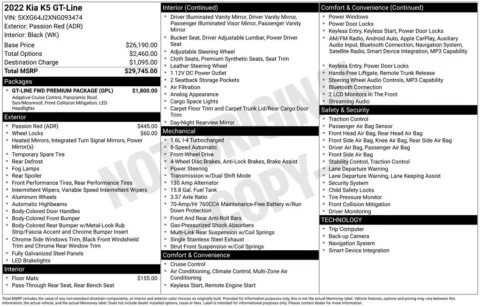 Another view of 2022 Kia K5 GT-Line for sale in Athens, OH at Don Wood Toyota