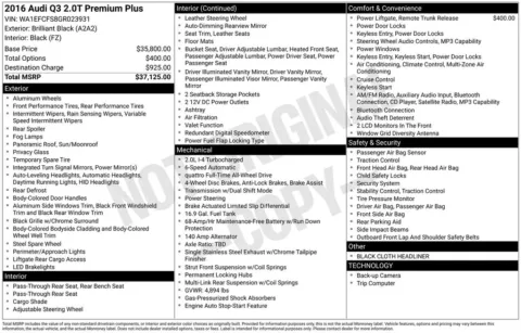 More photos of 2016 Audi Q3 2.0T Premium Plus at Don Wood Toyota, OH