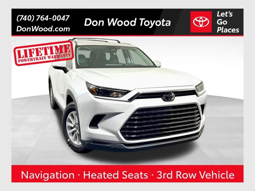 White 2026 Toyota Grand Highlander XLE for sale in Athens, OH