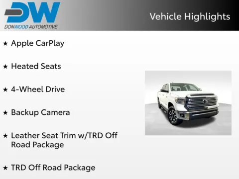 Another view of 2018 Toyota Tundra Limited for sale in Athens, OH at Don Wood Toyota