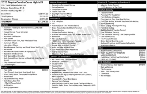 More photos of 2025 Toyota Corolla Cross Hybrid S at Don Wood Toyota, OH