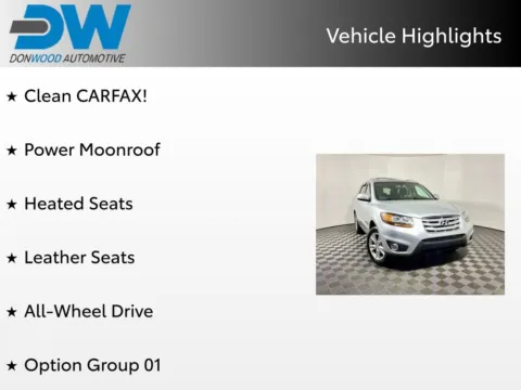 Another view of 2011 Hyundai Santa Fe Limited for sale in Athens, OH at Don Wood Toyota