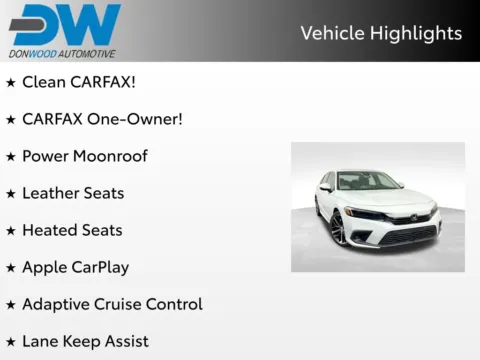 Another view of 2023 Honda Civic Touring for sale in Athens, OH at Don Wood Toyota