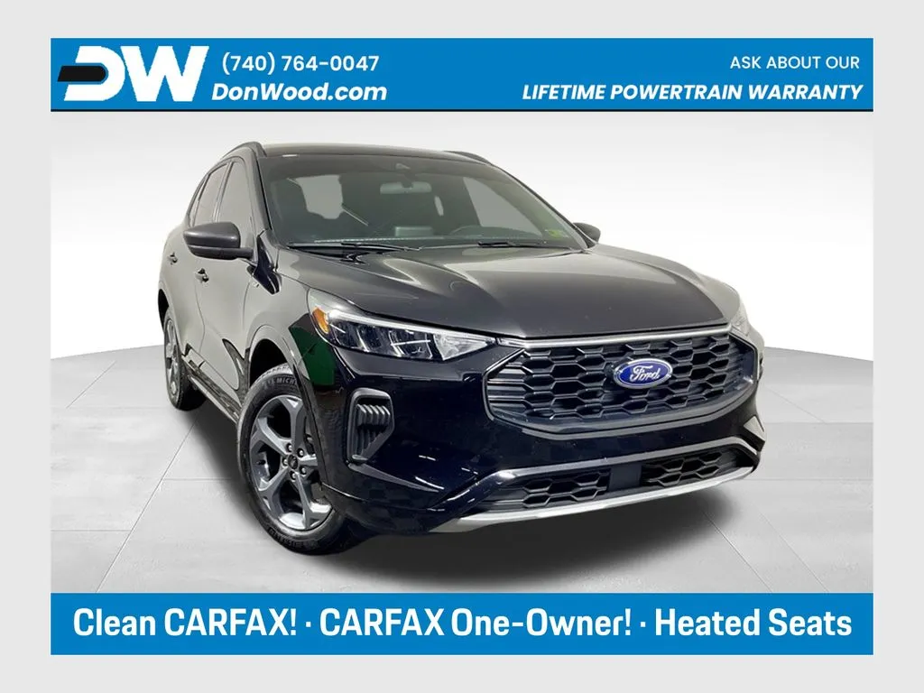 Black 2024 Ford Escape ST-Line for sale in Athens, OH