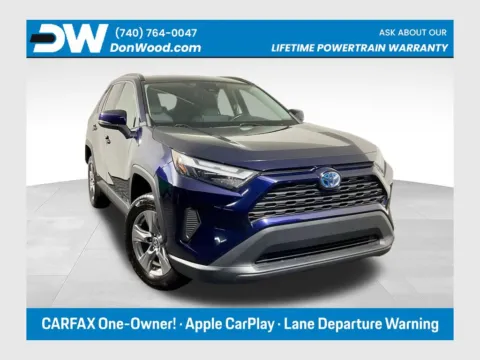 Blue 2022 Toyota RAV4 Hybrid XLE for sale in Athens, OH