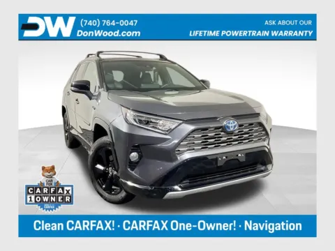 Gray 2020 Toyota RAV4 Hybrid XSE for sale in Athens, OH