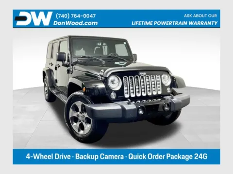 Black 2017 Jeep Wrangler Unlimited Sahara for sale in Athens, OH