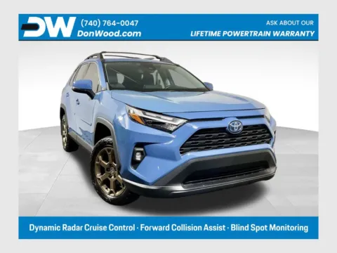 Blue 2023 Toyota RAV4 Hybrid Woodland Edition for sale in Athens, OH