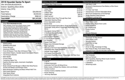 Another view of 2018 Hyundai Santa Fe Sport 2.4 Base for sale in Athens, OH at Don Wood Toyota