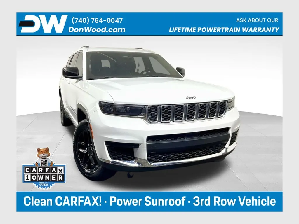 White 2022 Jeep Grand Cherokee L Laredo for sale in Athens, OH
