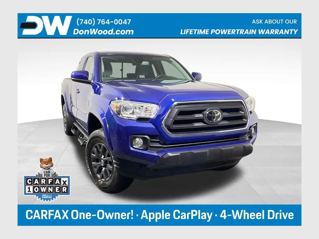 Blue 2022 Toyota Tacoma SR5 for sale in Athens, OH