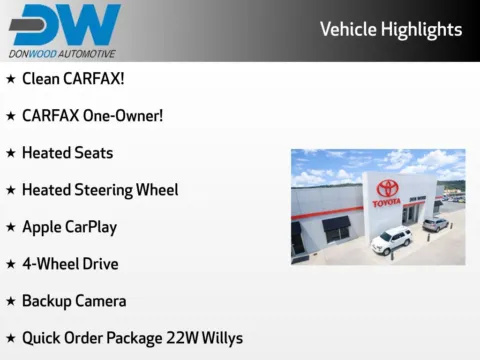Another view of 2025 Jeep Wrangler Willys for sale in Athens, OH at Don Wood Toyota