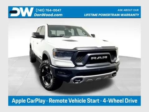 White 2019 Ram 1500 Rebel for sale in Athens, OH