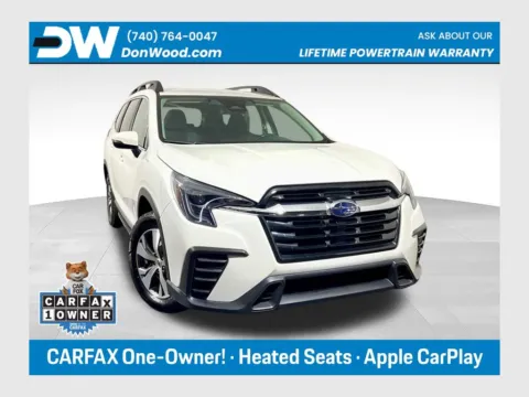 White 2023 Subaru Ascent Premium for sale in Athens, OH