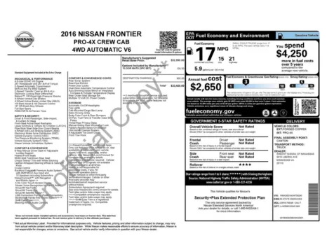More photos of 2016 Nissan Frontier PRO-4X at Don Wood Toyota, OH