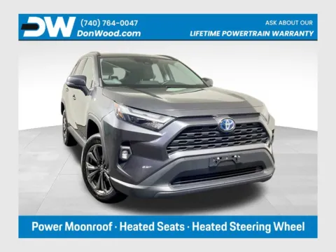 Gray 2022 Toyota RAV4 Hybrid XLE Premium for sale in Athens, OH