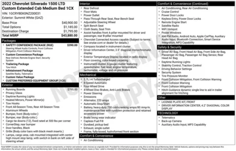 More photos of 2022 Chevrolet Silverado 1500 LTD Custom at Don Wood Toyota, OH