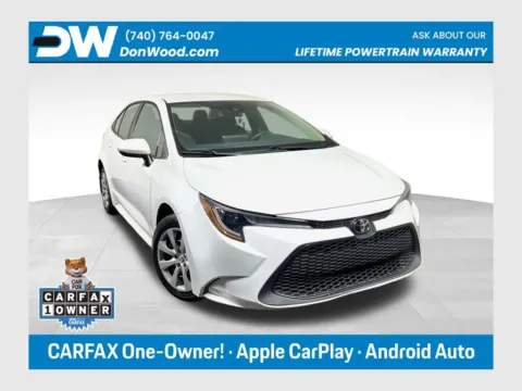 White 2022 Toyota Corolla LE for sale in Athens, OH