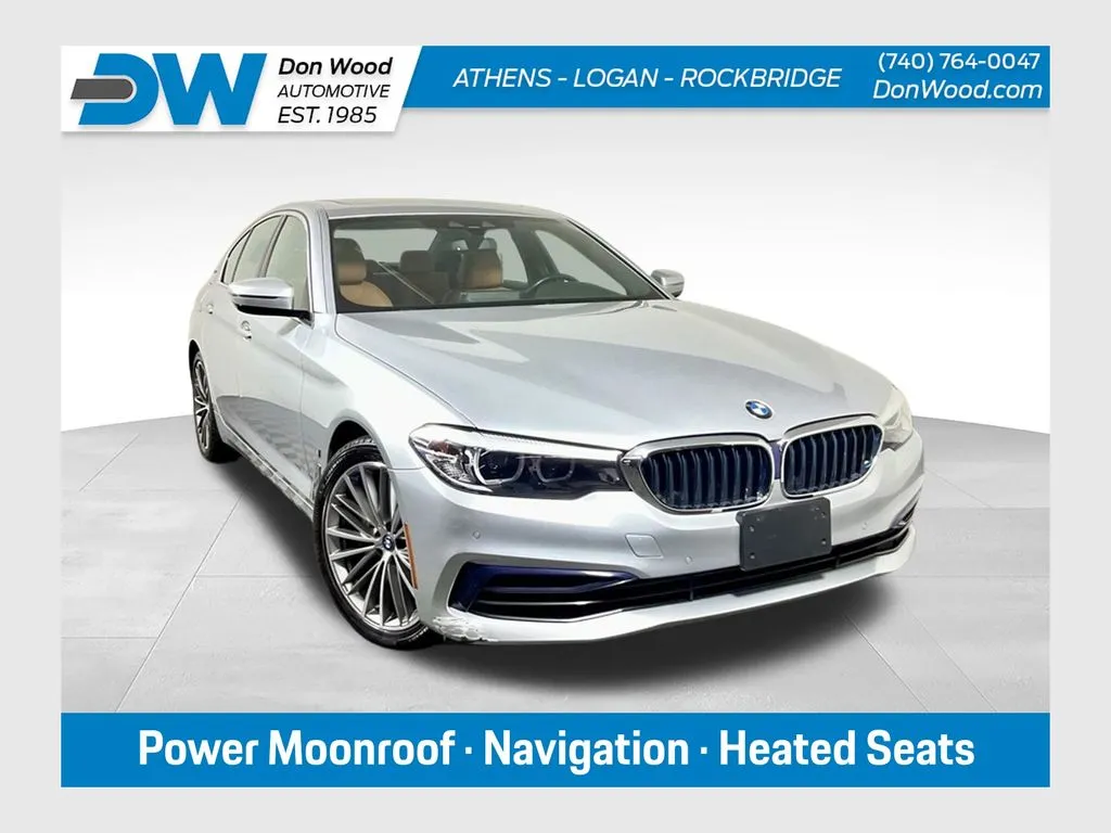 Silver 2019 BMW 5 Series 530e xDrive iPerformance for sale in Athens, OH