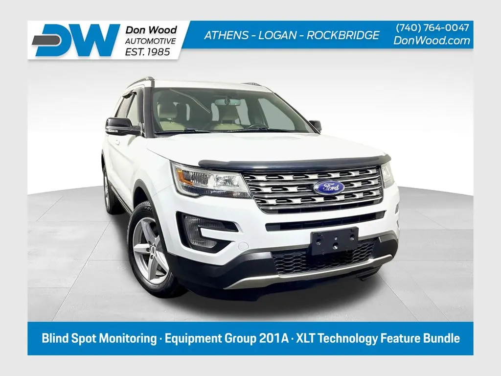 White 2017 Ford Explorer XLT for sale in Athens, OH