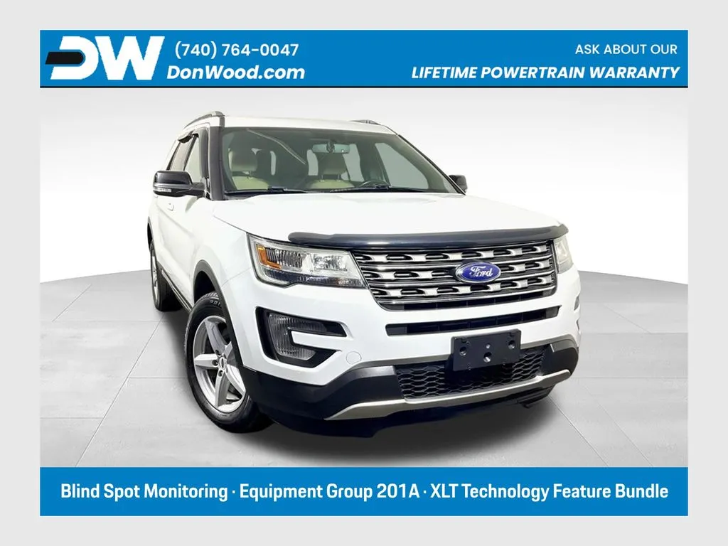 White 2017 Ford Explorer XLT for sale in Athens, OH