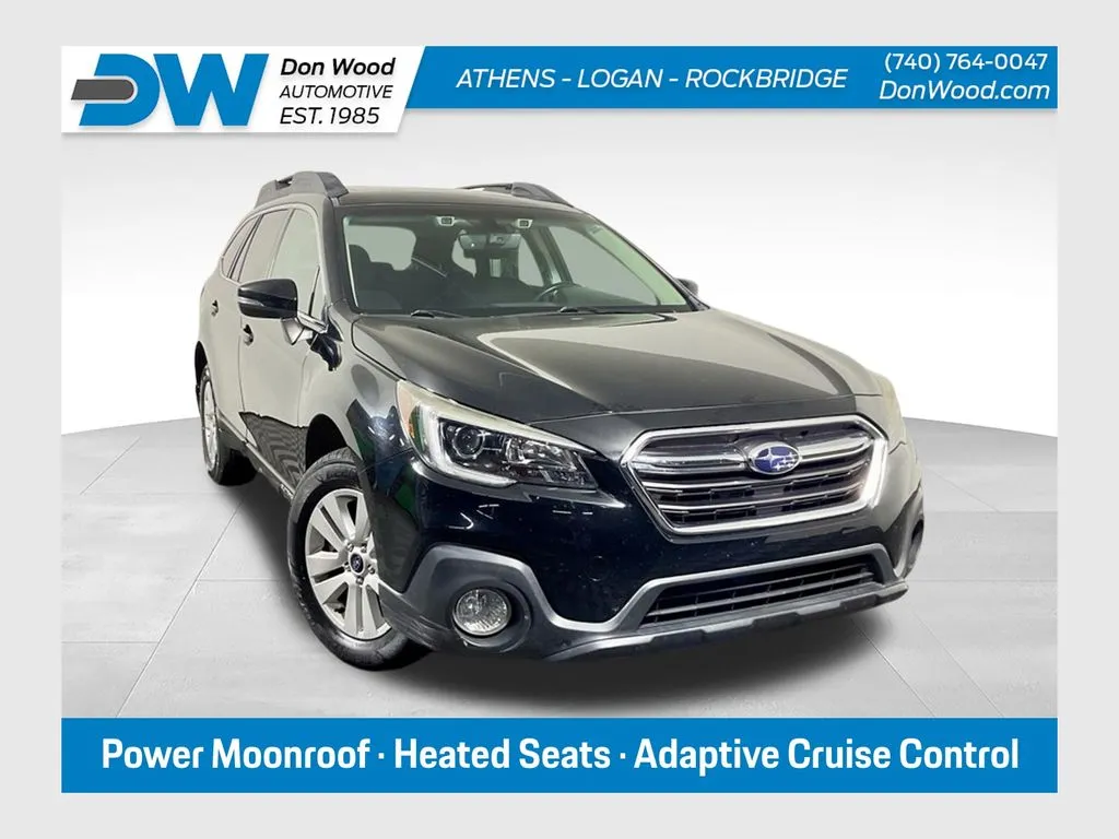 Black 2019 Subaru Outback 2.5i Premium for sale in Athens, OH