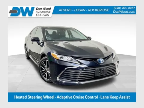 Black 2021 Toyota Camry Hybrid XLE for sale in Athens, OH