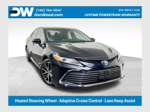 Black 2021 Toyota Camry Hybrid XLE for sale in Athens, OH