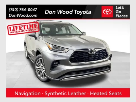 Gray 2026 Toyota Highlander Hybrid Platinum for sale in Athens, OH