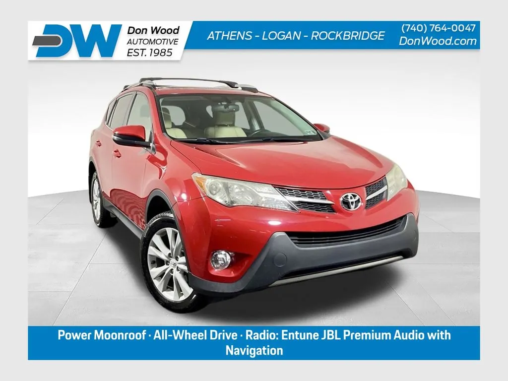 Red 2014 Toyota RAV4 Limited for sale in Athens, OH