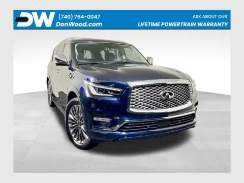 Blue 2019 INFINITI QX80 LUXE for sale in Athens, OH