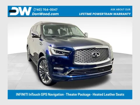 Blue 2019 INFINITI QX80 LUXE for sale in Athens, OH