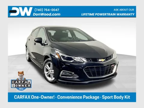 Black 2017 Chevrolet Cruze LT for sale in Athens, OH