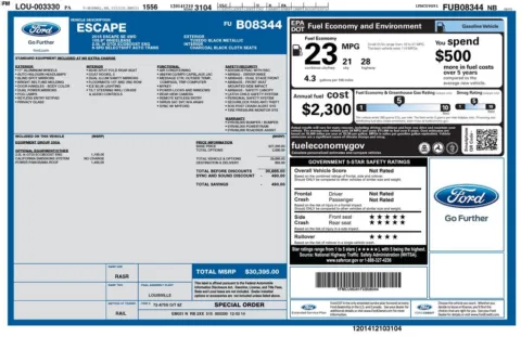 Another view of 2015 Ford Escape SE for sale in Athens, OH at Don Wood Toyota