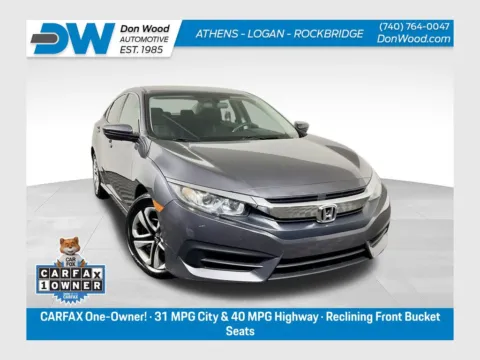Gray 2018 Honda Civic LX for sale in Athens, OH