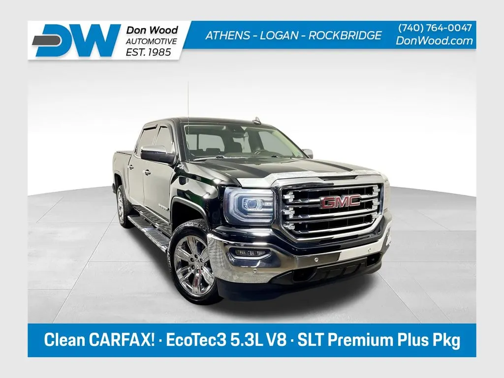 Black 2018 GMC Sierra 1500 SLT for sale in Athens, OH
