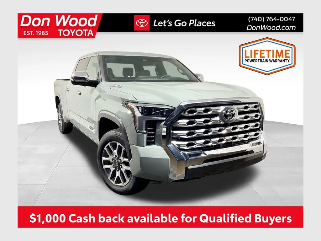 Gray 2026 Toyota Tundra Hybrid 1794 Edition for sale in Athens, OH