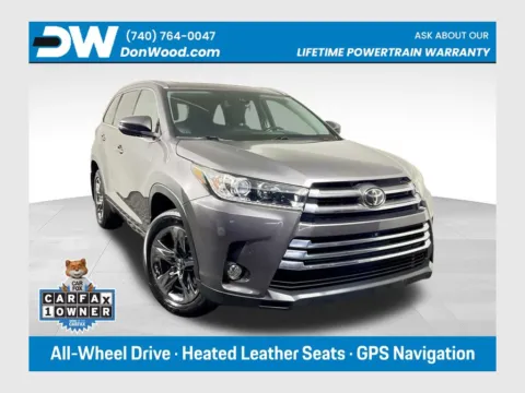 Gray 2017 Toyota Highlander Limited Platinum for sale in Athens, OH