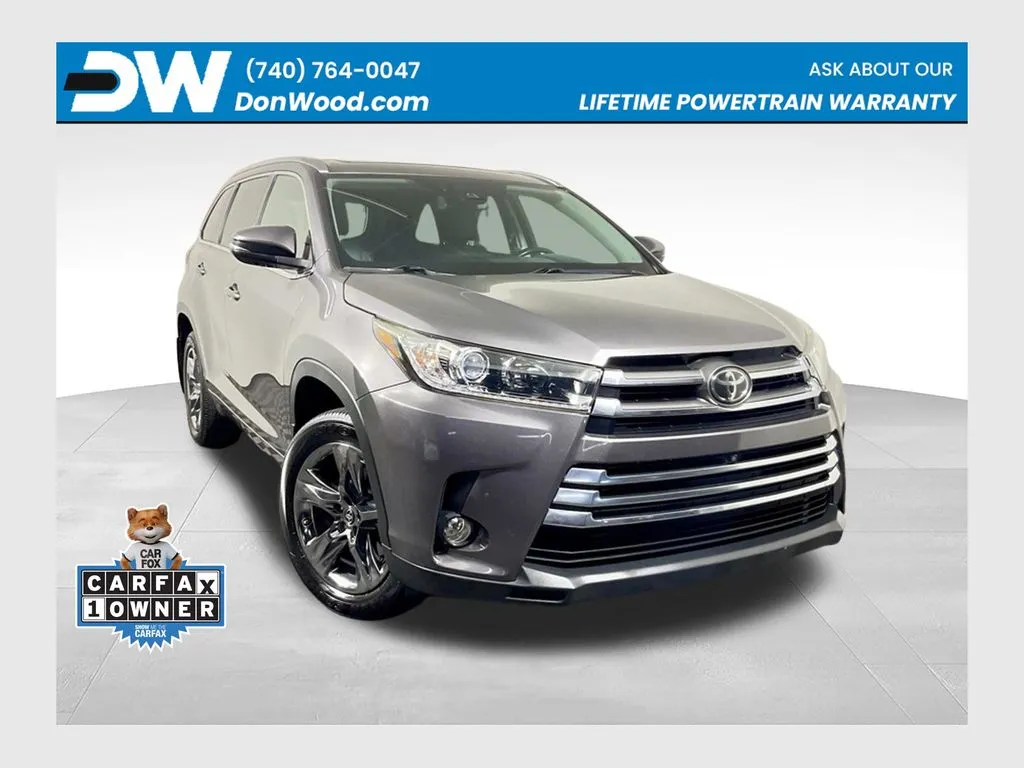 Gray 2017 Toyota Highlander Limited Platinum for sale in Athens, OH