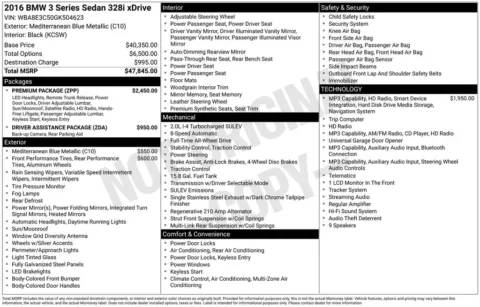 Another view of 2016 BMW 3 Series 328i xDrive for sale in Athens, OH at Don Wood Toyota