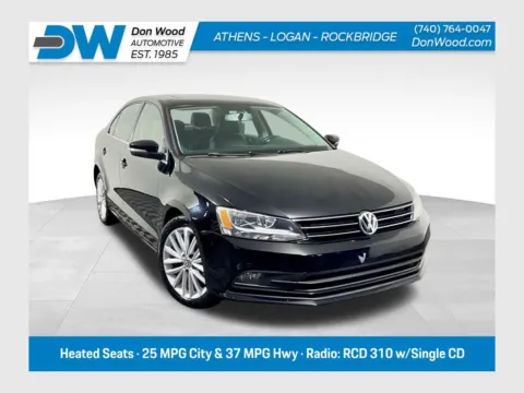 Black 2015 Volkswagen Jetta 1.8T SE for sale in Athens, OH